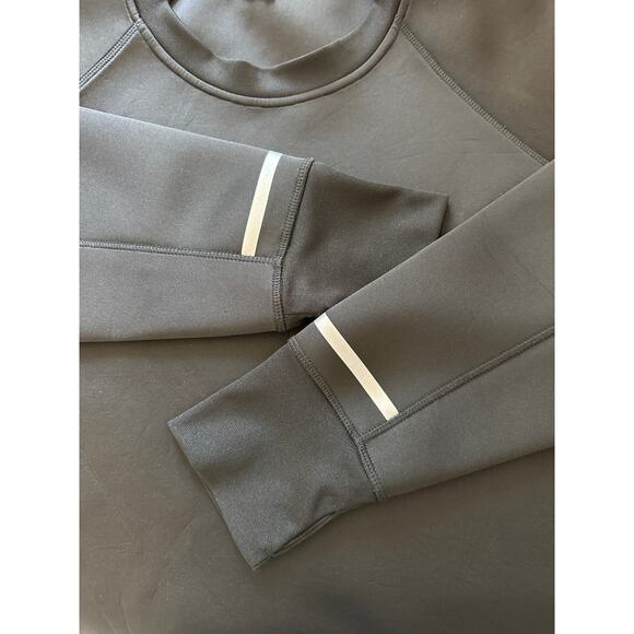 Bebe Sport Scuba Long Sleeve Reflective Stripe Crew Pullover Sweatshirt Black 3X - Picture 13 of 14